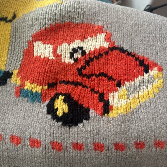 Vintage Handmade Trucker Cowichan Sweater Size Medium - Picture 15 of 17